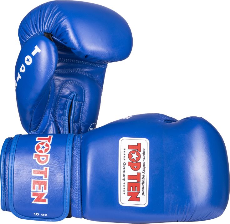 Top Ten Boxing Gloves IBA - blue - 20101-6