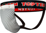 Top Ten Cup, jockstrap “Mesh” - white/black