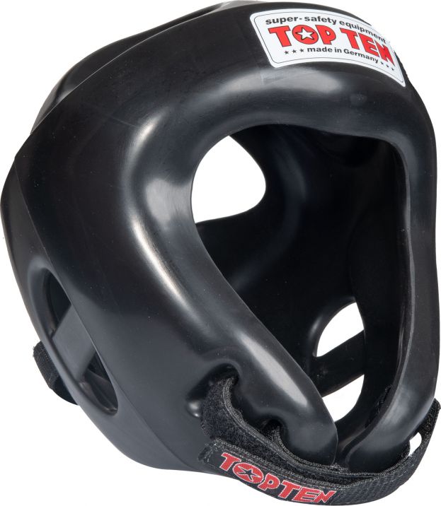 Top Ten Black Competition Fight Head Guard, 1061-BLK