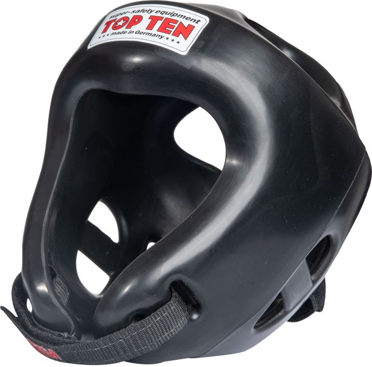 Top Ten Black Competition Fight Head Guard, 1061-BLK