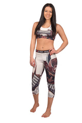 Los diez mejores leggings de entrenamiento Samurai - blanco