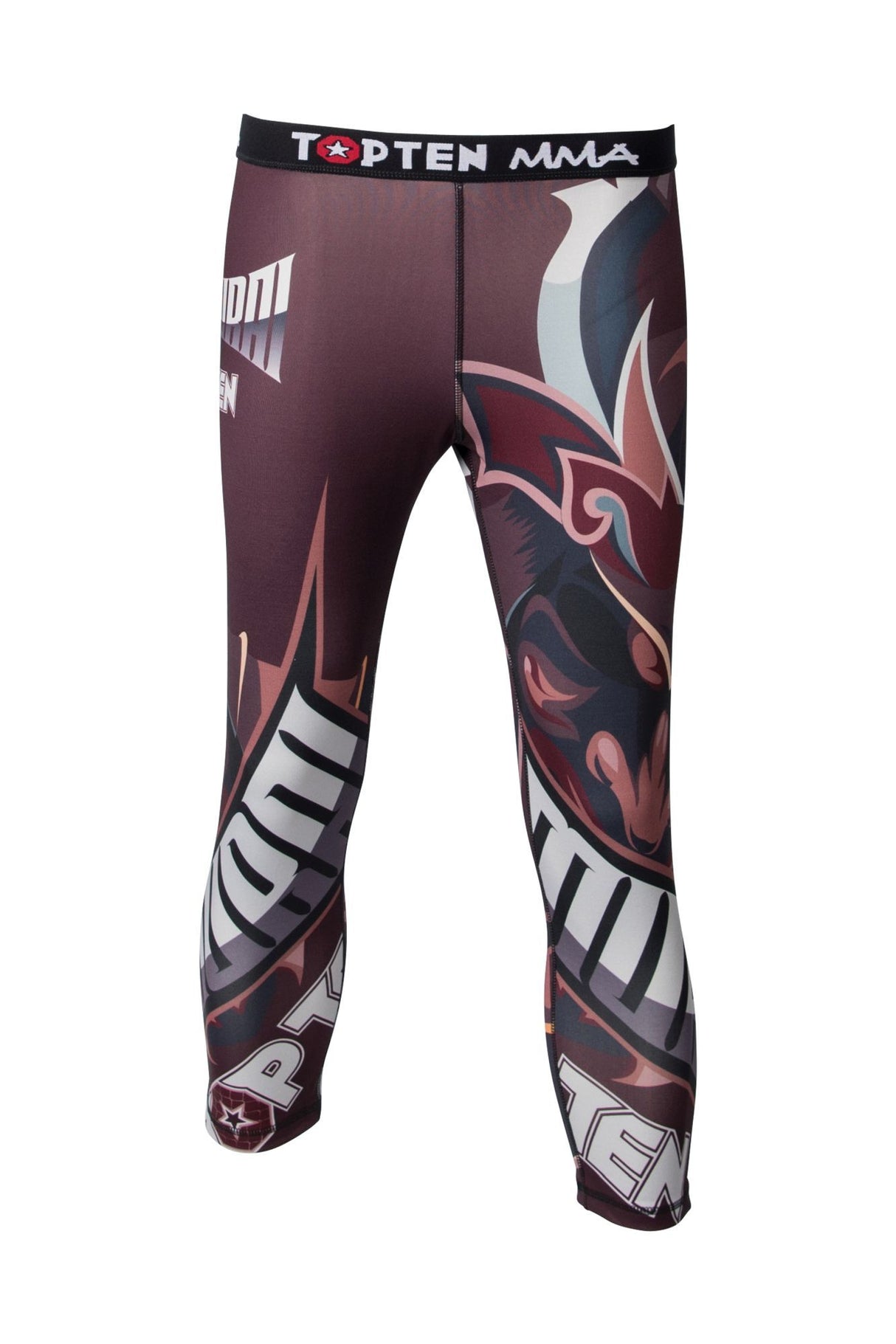 Los diez mejores leggings de entrenamiento Samurai - rojo oscuro