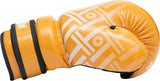 TOP TEN Glossy yellow/black Prism Pointfighter Open-Hand Gloves