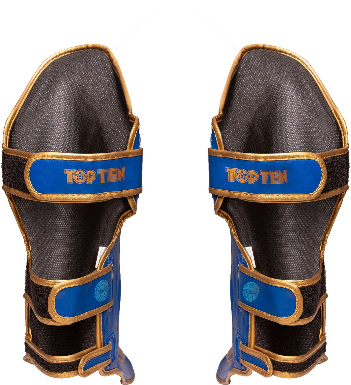 TOP TEN Shin and Instep Guard “Lowkick” WAKO - blue, 32194-6